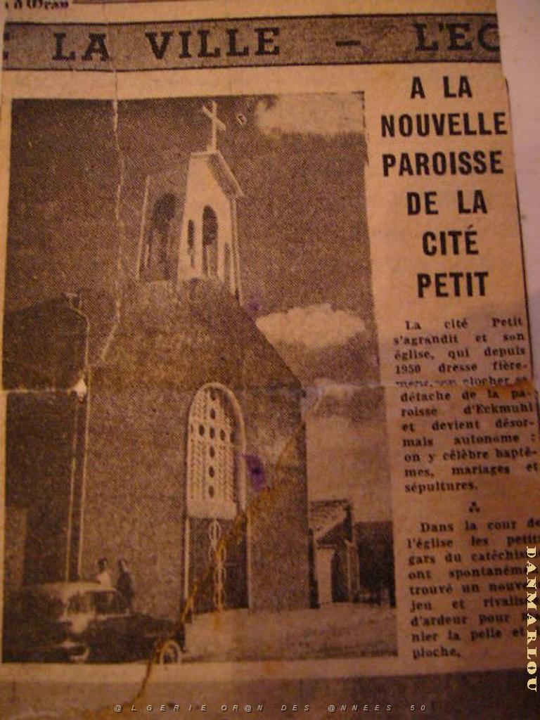 PATRONAGE ORAN DE LA CITE PETIT L EGLISE.JPG